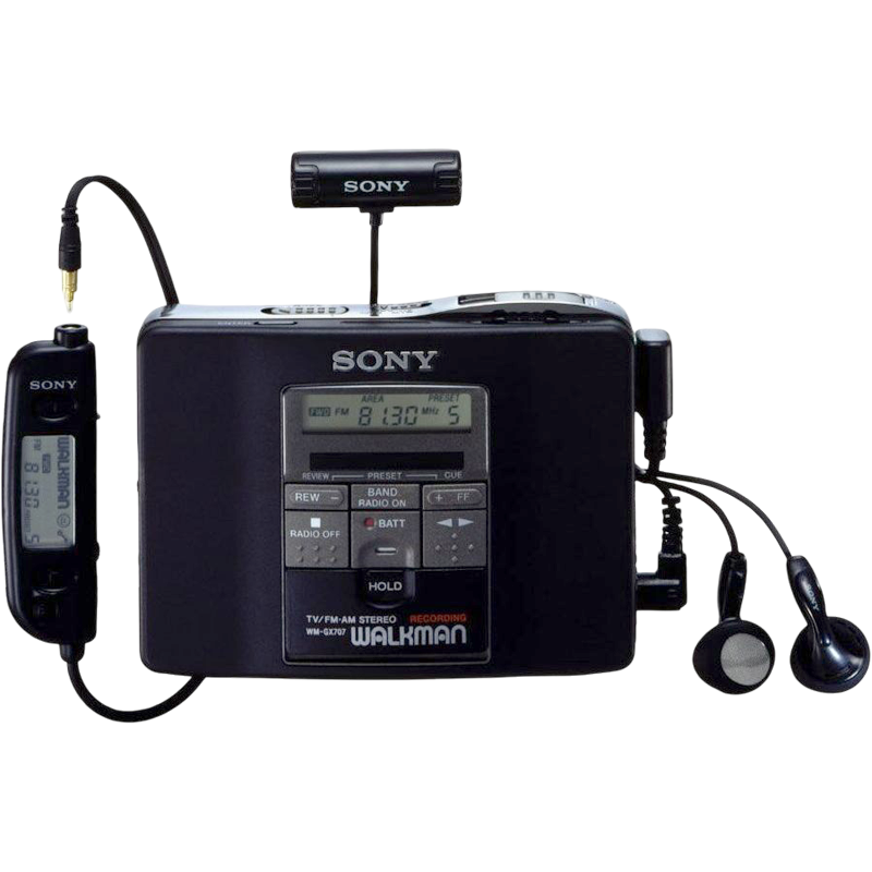 Walkman en 1992 representative image